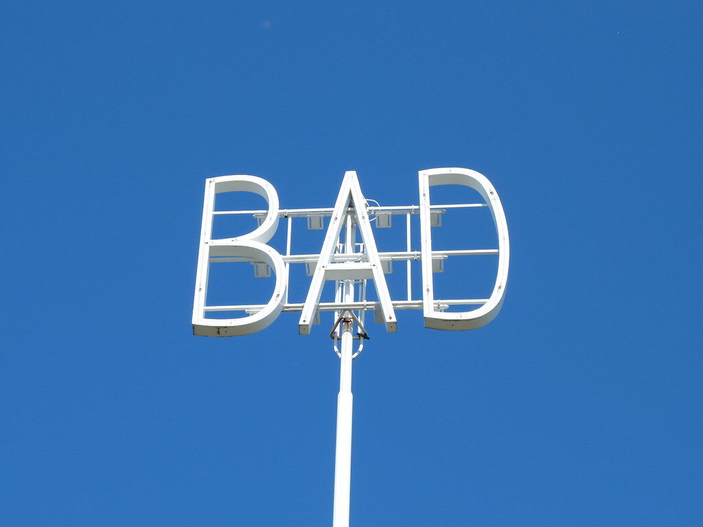 "Bad" by spacer.gif