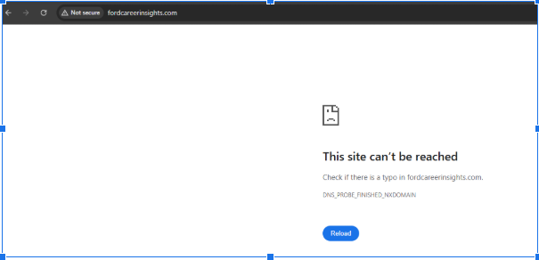scam job offer: email domain not reachable scam job offer: email domain not reachable