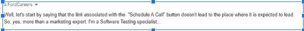 Well, let's start by saying that the link associated with the "Schedule A Call" button doesn't lead to the place where it is expected to lead.
So, yes, more than a marketing expert, I'm a Software Testing specialist... scam job offer: my last answer